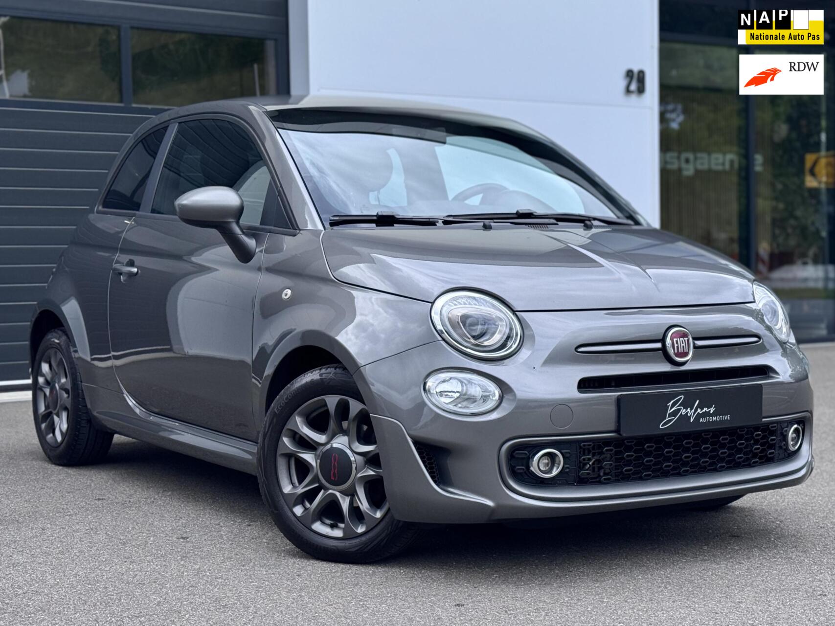Fiat Fiat 500 0.9 TwinAir Turbo Sport Org NL|Carplay|Navi 2018 - voorkant