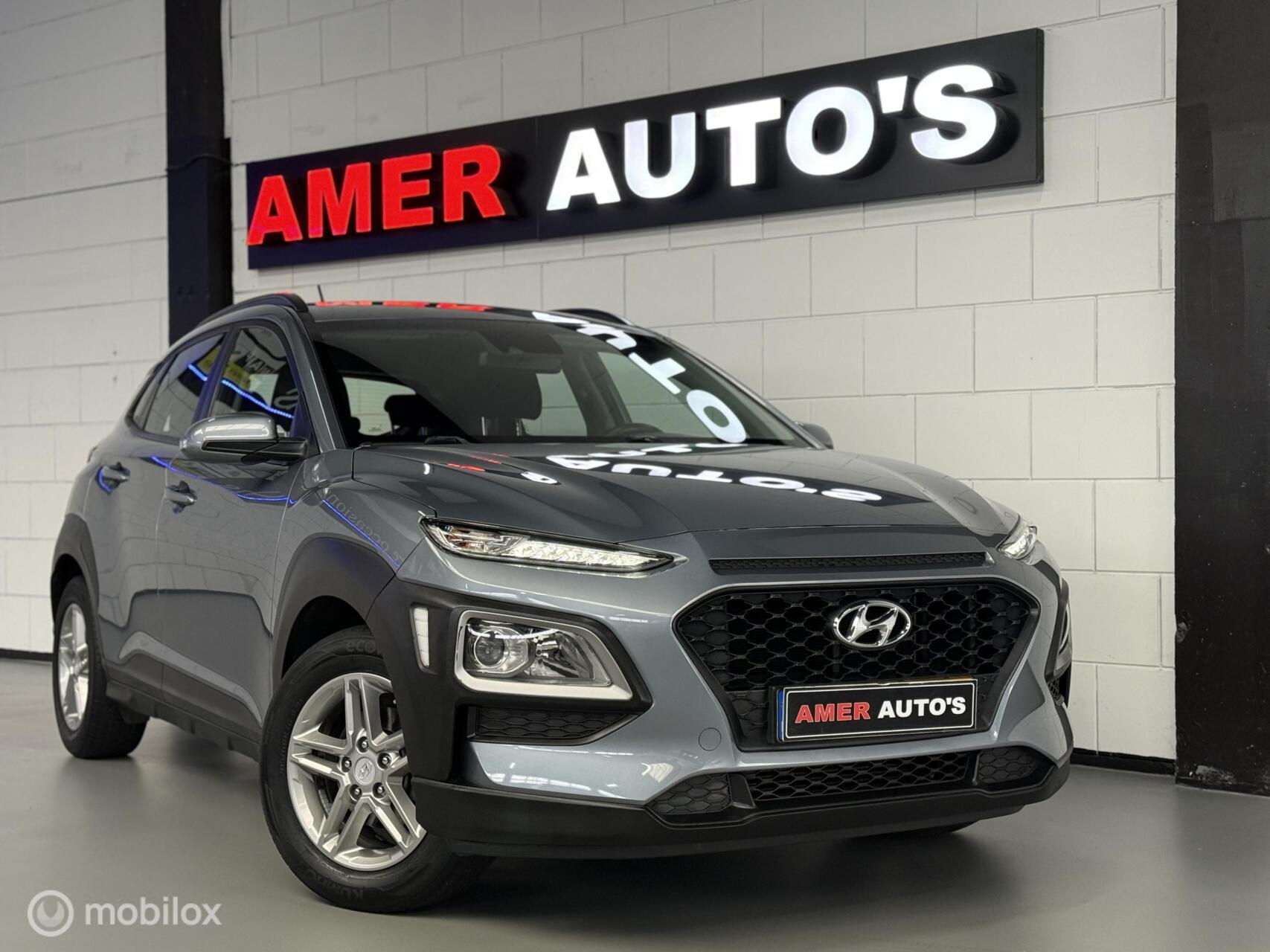 Hyundai Kona 1.0T Carplay/Camera/trekhaak/NAP-KM/Zeer netjes 2018 - voorkant