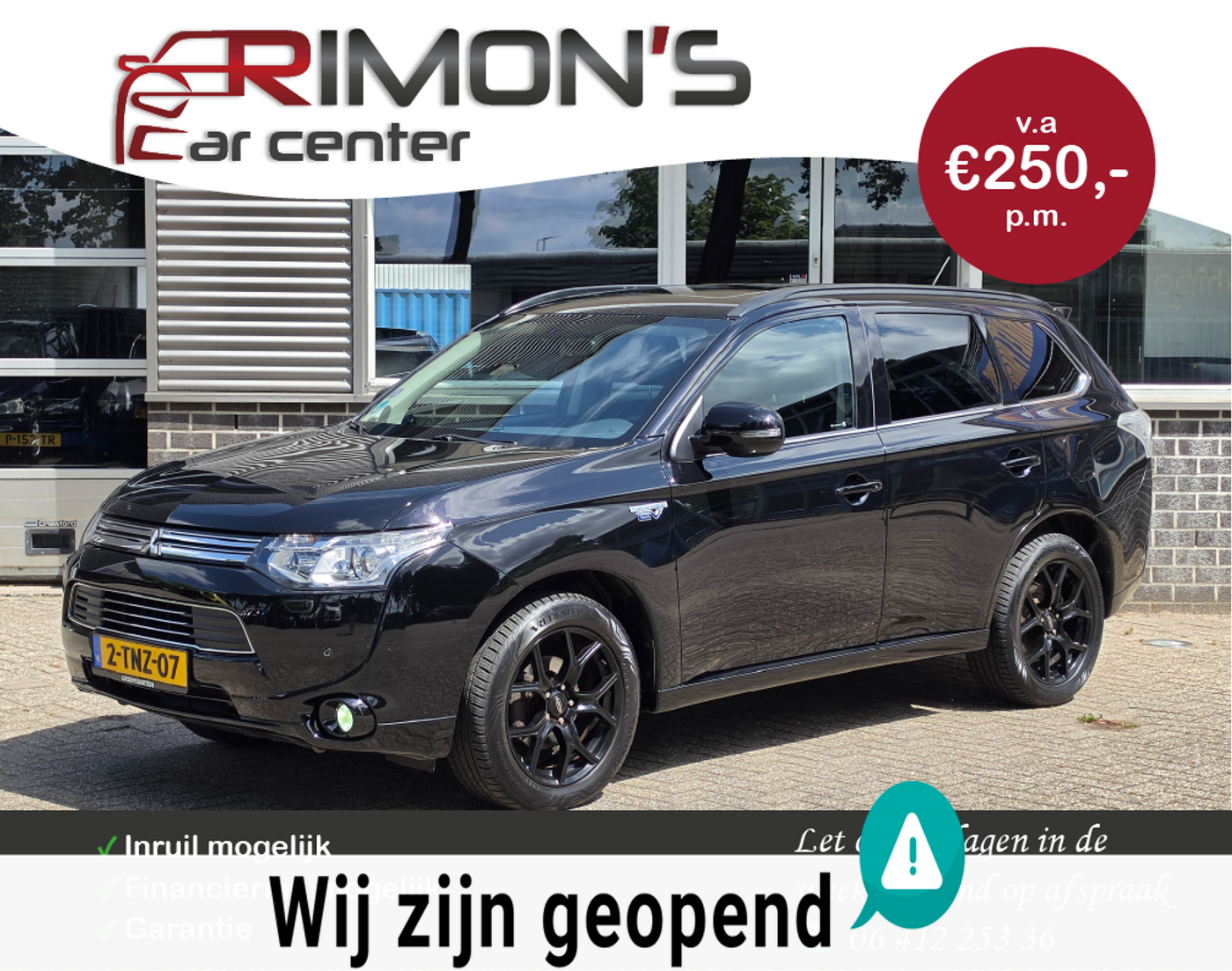 Mitsubishi Outlander 2.0 PHEV Instyle 2014 - voorkant