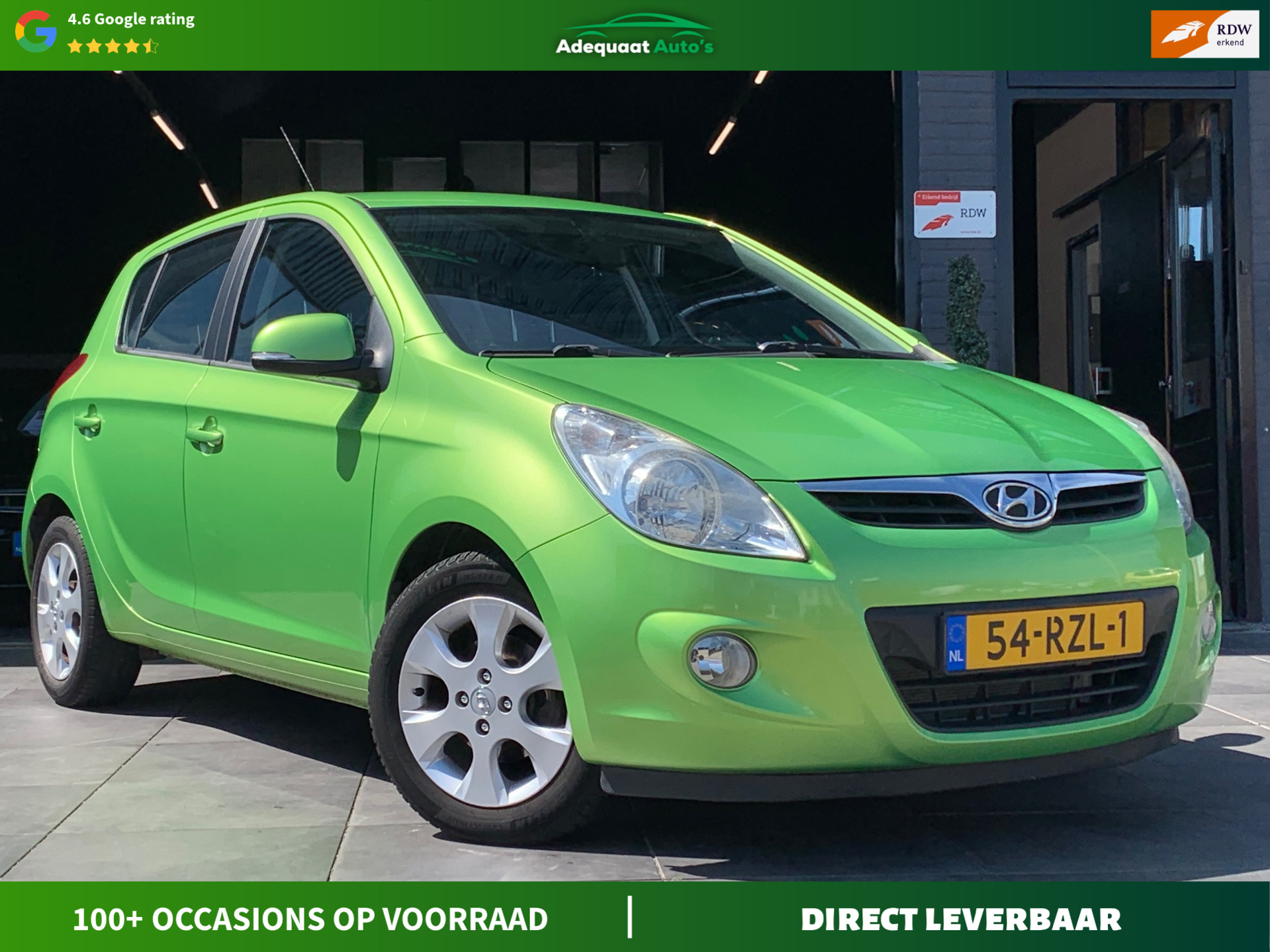 Hyundai I20 1.4i i-Catcher|2e eig|NAP|Airco|El.Ramen|AUX|APK 2011 - voorkant