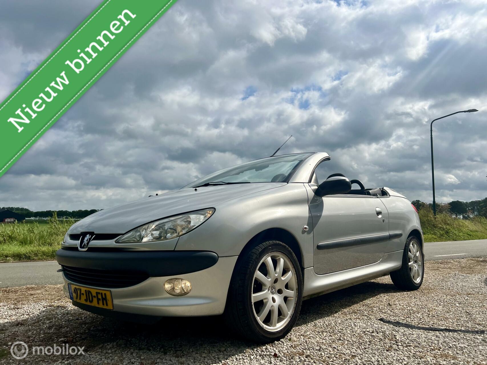 Peugeot 206 CC 1.6-16V, Nette Cabrio, APK April 2027 2002 - voorkant