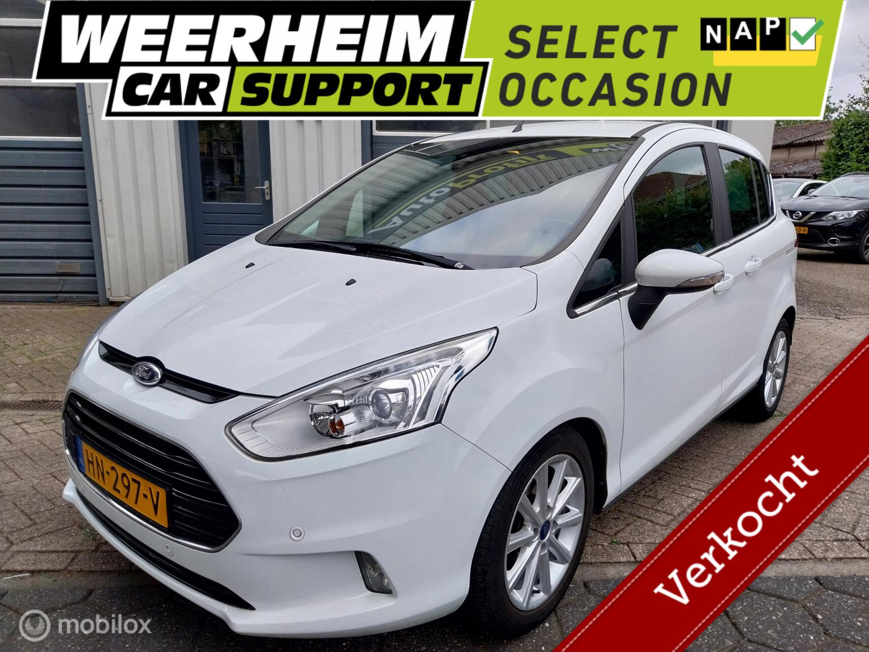 Ford B-max 1.0 EcoBoost Titanium|Navi|AUR cam|Trekhaak 2015 - voorkant