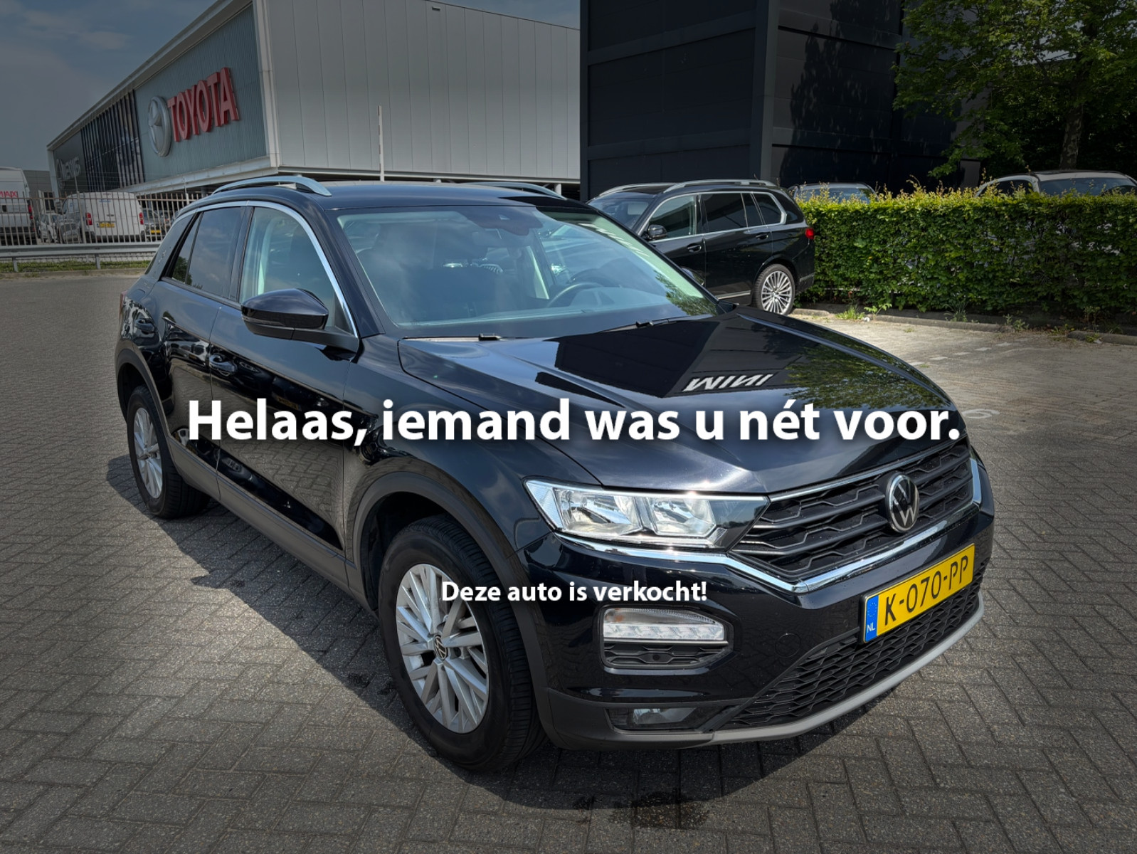 Volkswagen T-roc 1.0 TSI Style | Executive pakket | ACC | Navi | Trekhaak | NL-auto 2021 - voorkant