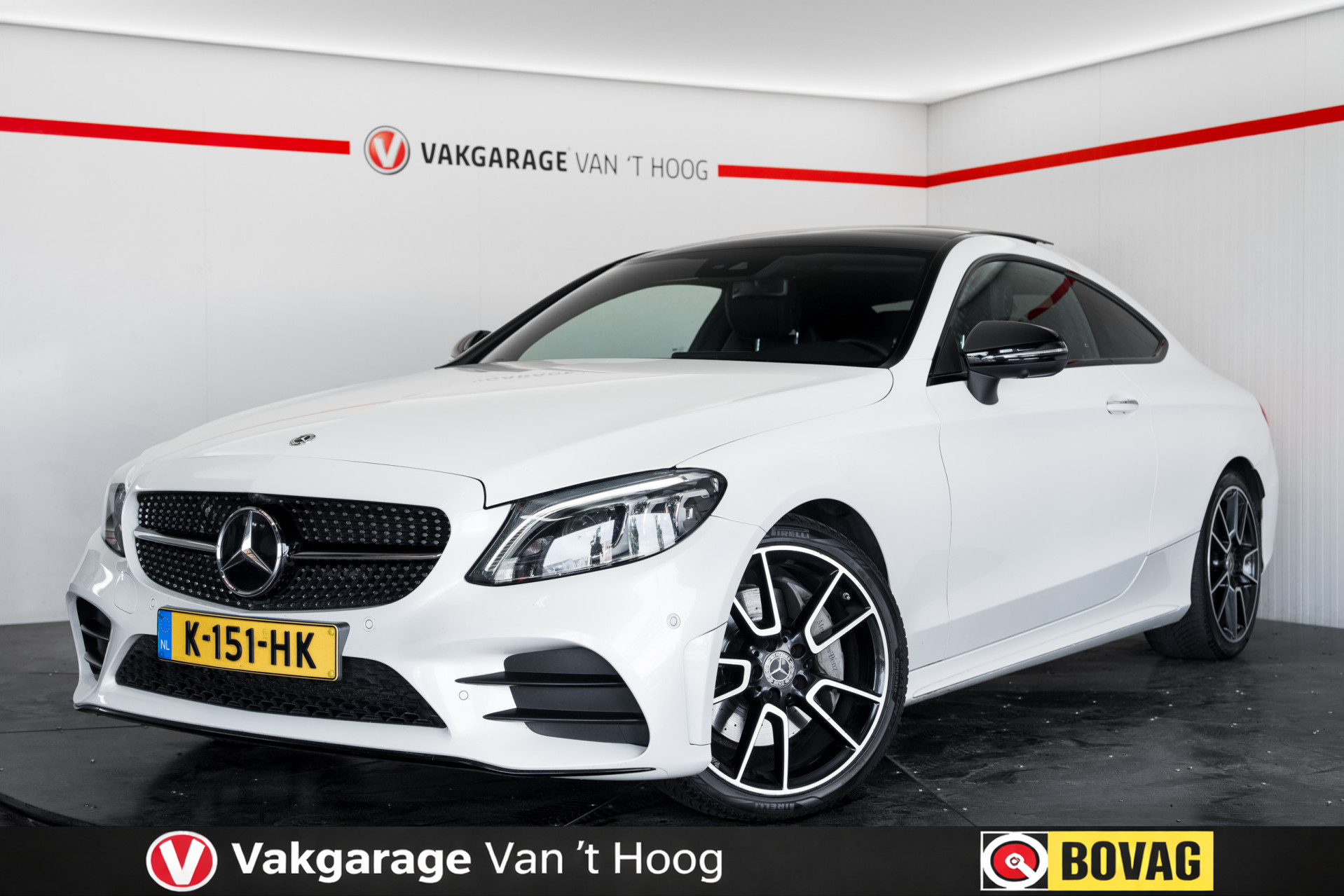 Mercedes-Benz C-klasse Coupé 300 Sport Edition 2021 - voorkant