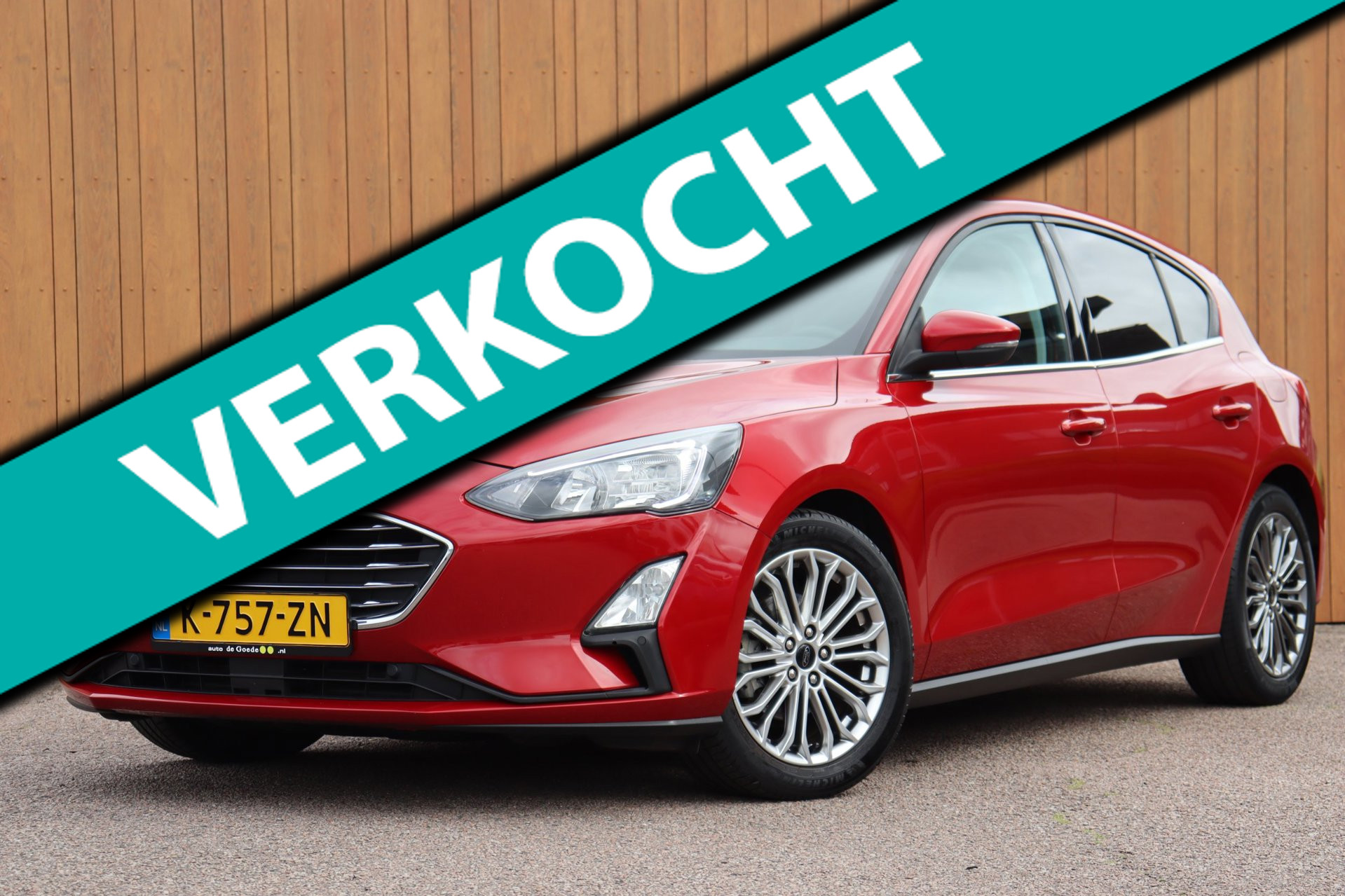 Ford Focus 1.0 EcoBoost Hybrid Titanium X Business org.NL camera winterpack 2021 - voorkant