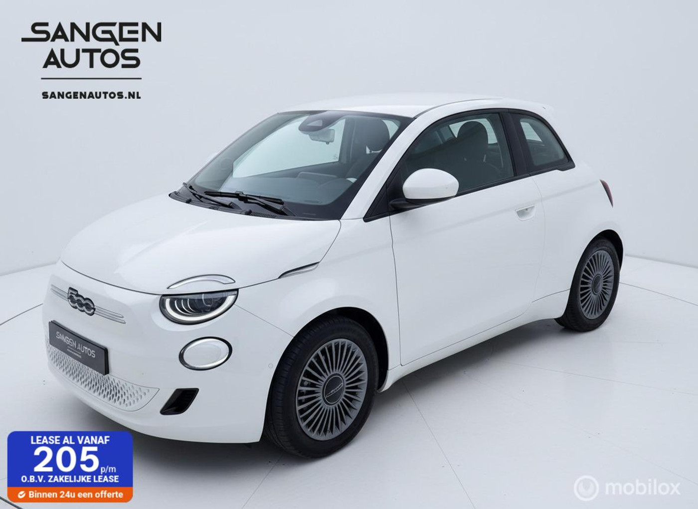 Fiat 500 Icon 42 kWh 1e eigenaar apple carplay camera 17 inch 2020 - voorkant