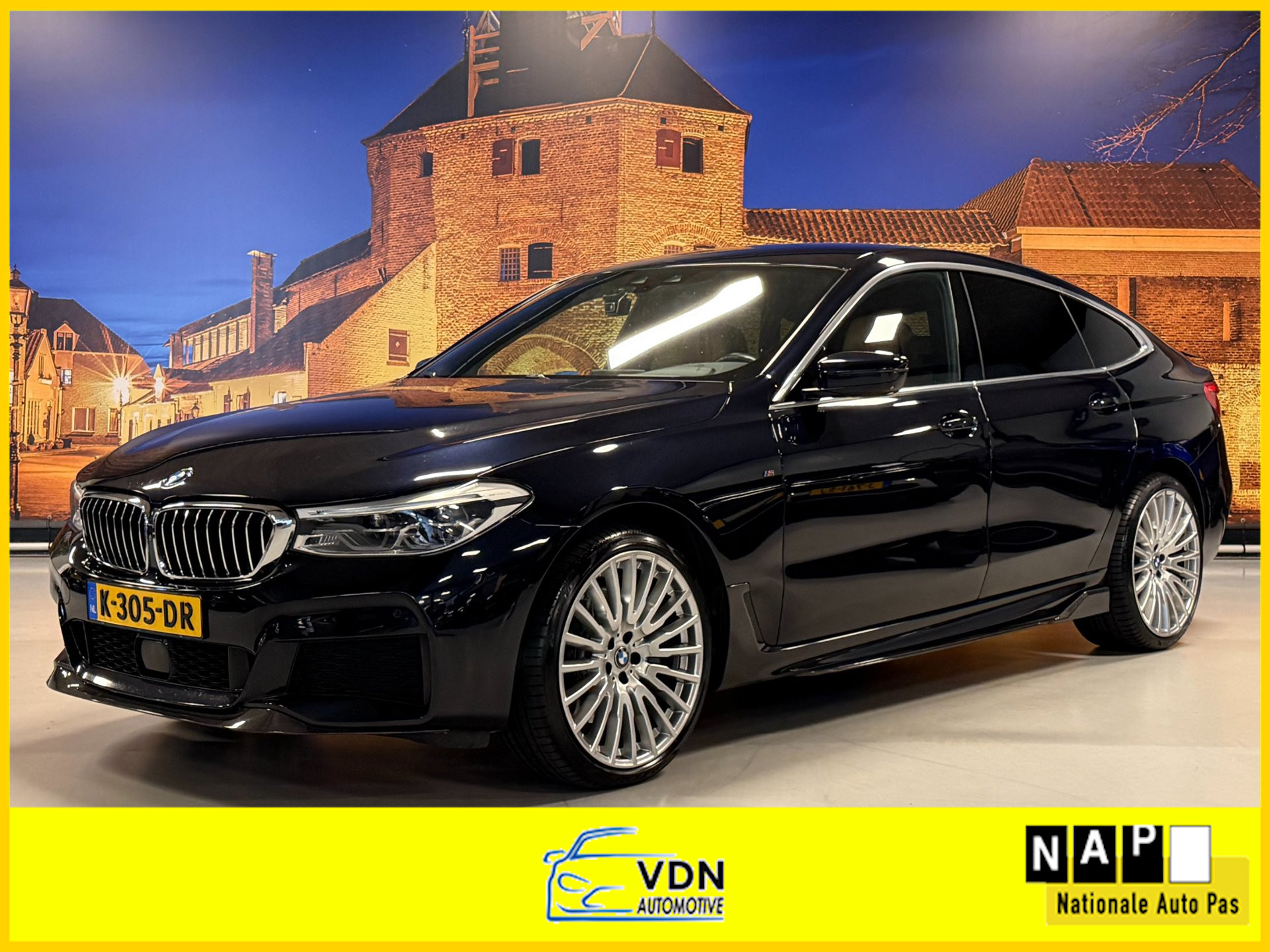 BMW 640i xDrive 640i xDrive M-Sport High Exe Aut Leer LED 2019 - voorkant