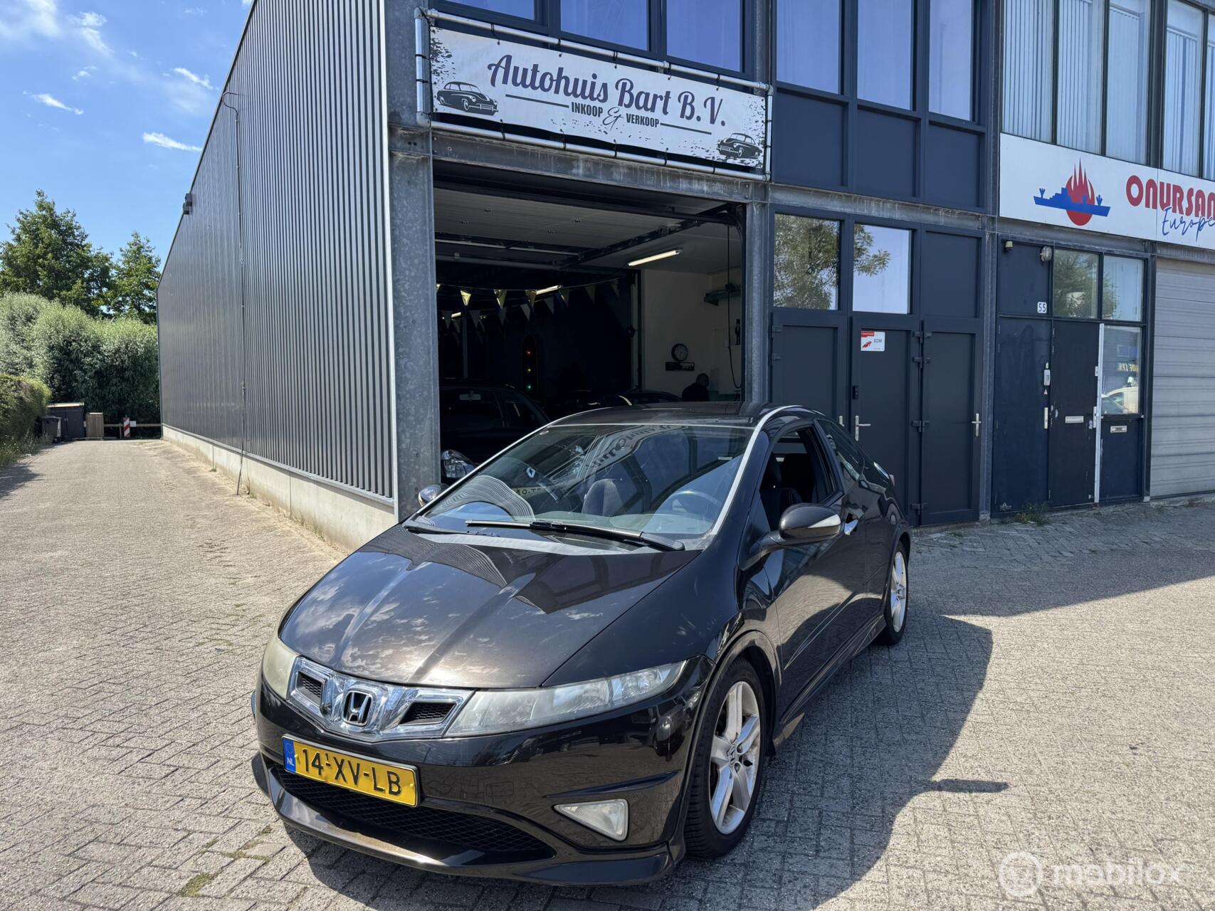 Honda Civic 3dr 1.8 Type S Advantage Automaat! Nieuwe APK! NAP! 2007 - voorkant