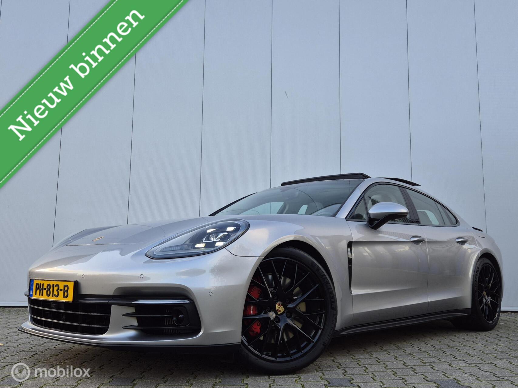 Porsche Panamera 2.9 4 E-HYBRID/BURMESTER/360CAM/CHRONO/PANO/LEDER 2017 - voorkant