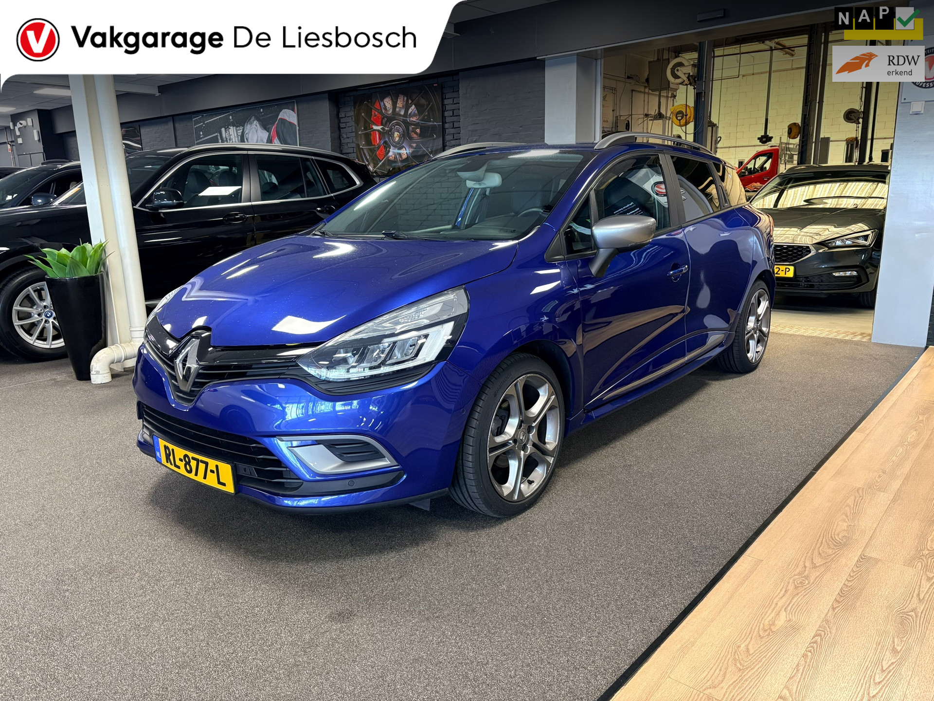 Renault Clio 1.2 TCe Intens Gt-line automaat camera 2018 - voorkant