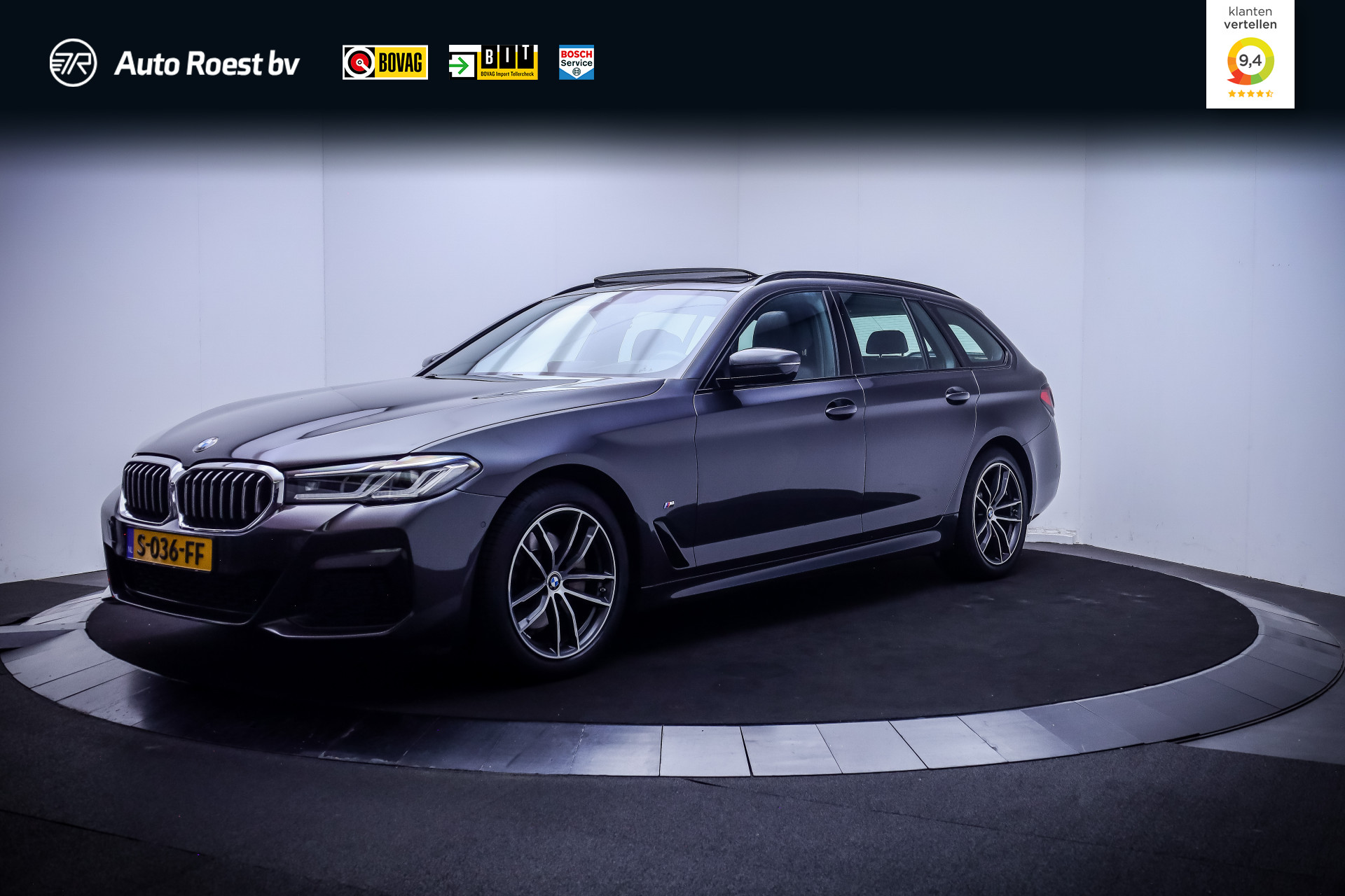 BMW 520i 520iA M-SPORT High Executive 2022 - voorkant