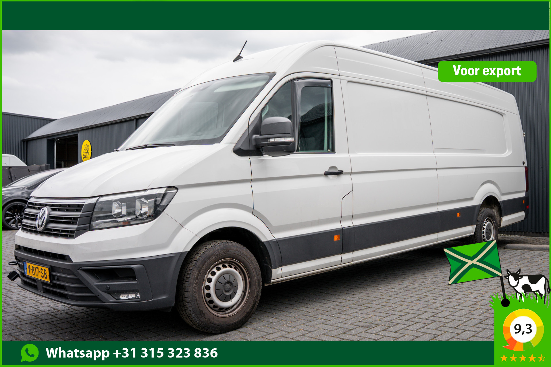 Volkswagen Crafter 2.0 TDI FWD L5H3 | 177 PK | Motor Defect | Camera | Cruise | PDC | Airco 2018 - voorkant