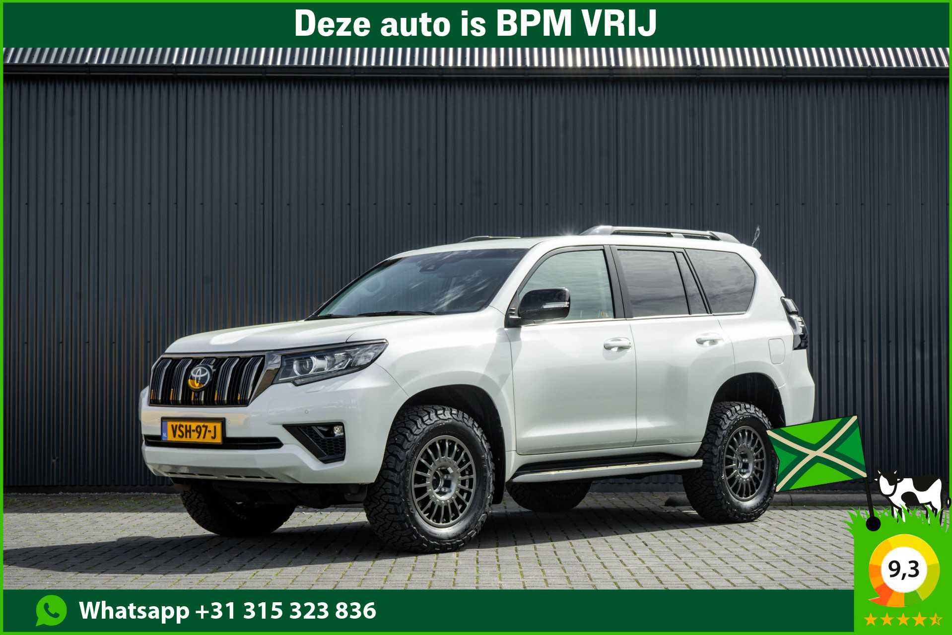 Toyota Land Cruiser | 204 PK | 4X4 | Vol Opties | Automaat | Luchtvering | 360° camera | Adapt.Cruise | Stoelverw. & -koeling | LED 2022 - voorkant