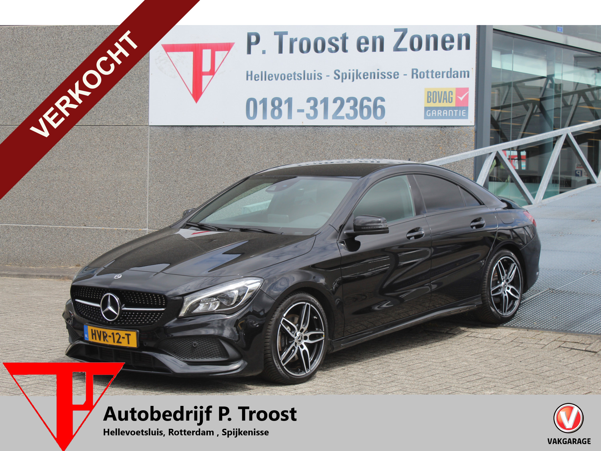 Mercedes-Benz Cla 250 250 Automaat Night pakket/AMG pakket/Navigatie/Climate control/Parkeersensoren rondom/Cruise control/Stoelverwarming/Bluetooth/18'' Lichtmetalen velgen. 2018 - voorkant