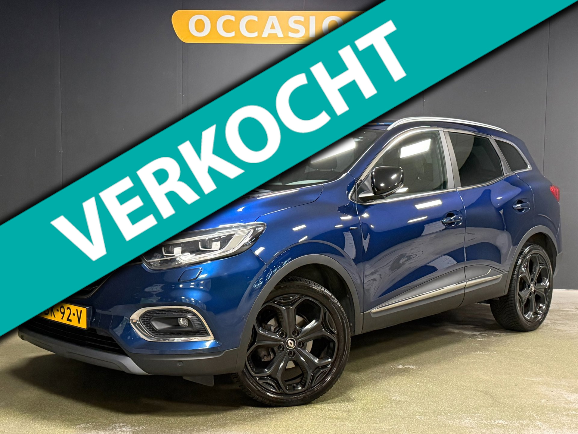Renault Kadjar 1.3 TCe Zen BLACK EDITION BOSE|TREKHAAK|KEYLESS|DODEHOEK|CAMERA|CRUISE|STOELV|LED|SFEER|BLUETOOTH|19INCH| 2019 - voorkant