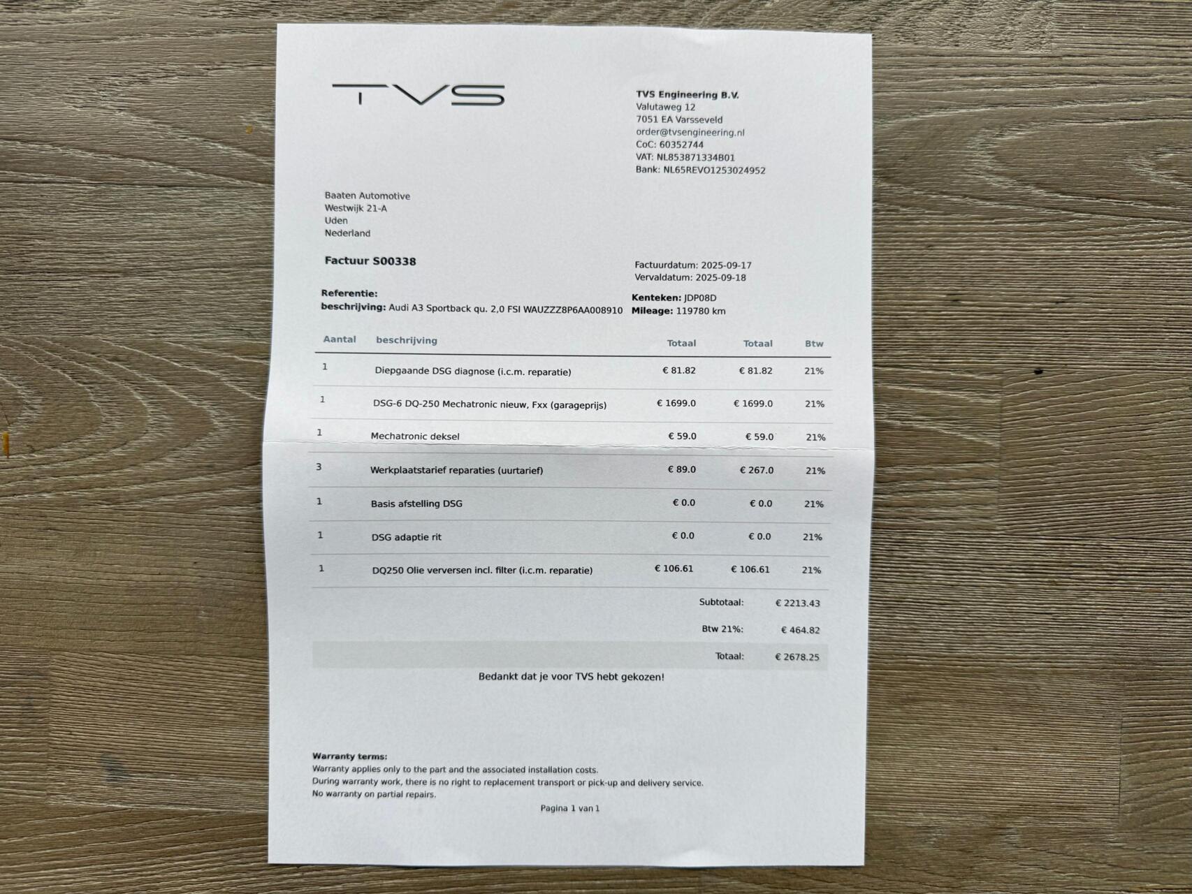 Foto van Audi Audi A3