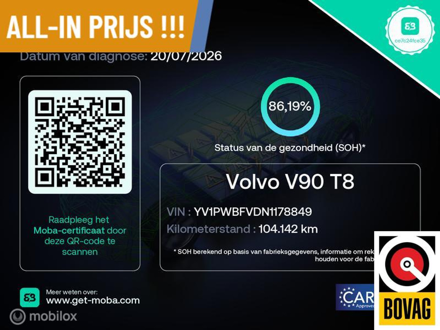 Foto van Volvo V90