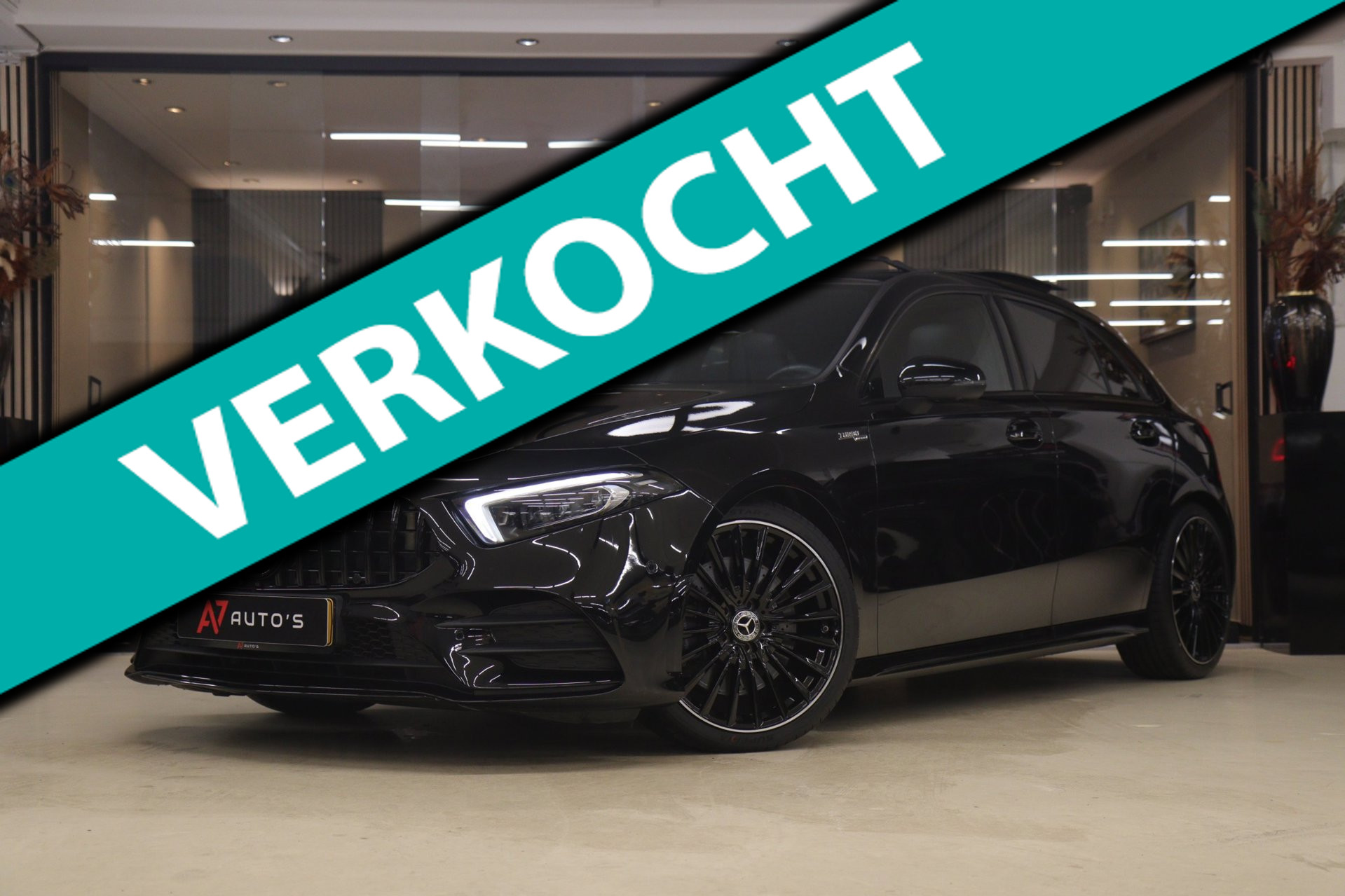 Mercedes-Benz A-klasse 250 4MATIC AMG-LINE /PANO/CARPLAY/MEMORY/360CAM/VOL 2019 - voorkant