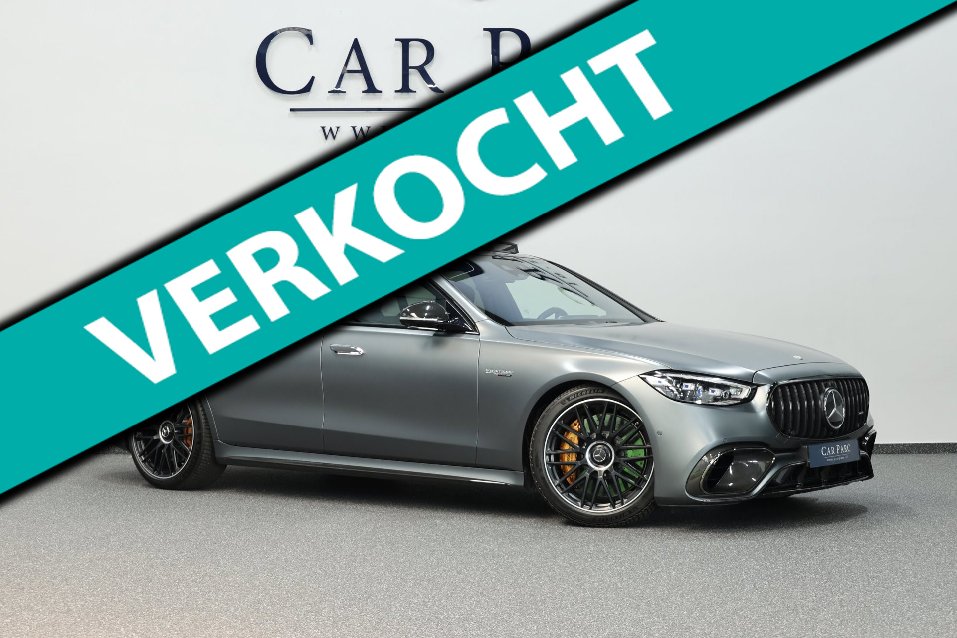 Mercedes-Benz S-klasse AMG 63 S E Performance 802+PK KERAMISCH/CARBON/BURMESTER 4D/PANO/HUD/MASSAGE/REAR SEAT ENTERTAINMENT! 2023 - voorkant