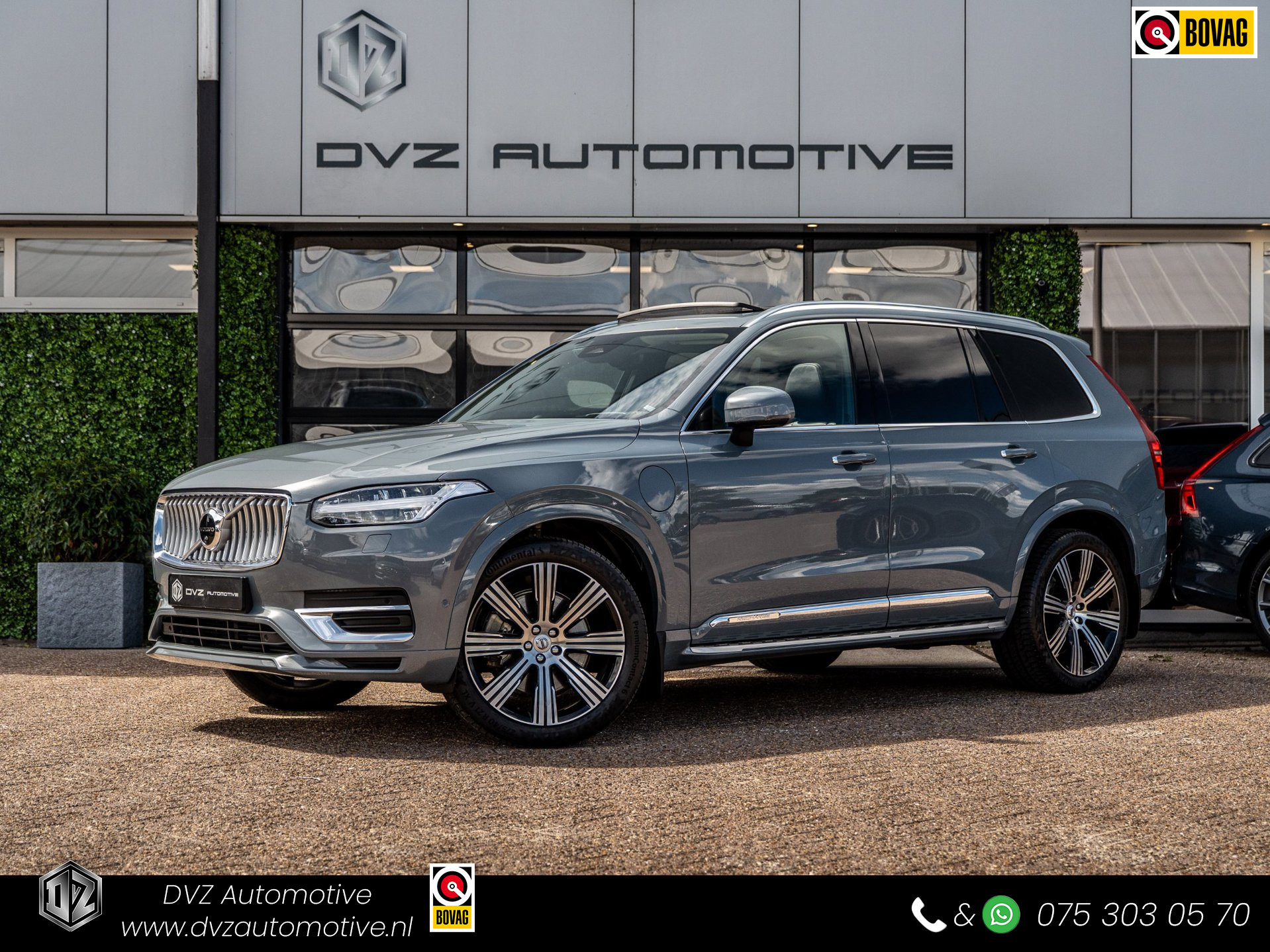 Volvo Xc90 2.0 T8 Recharge AWD Ultimate Bright | Massage | Bowers&Wilkins Sound | Luchtvering | Trekhaak | Polestar 2023 - voorkant