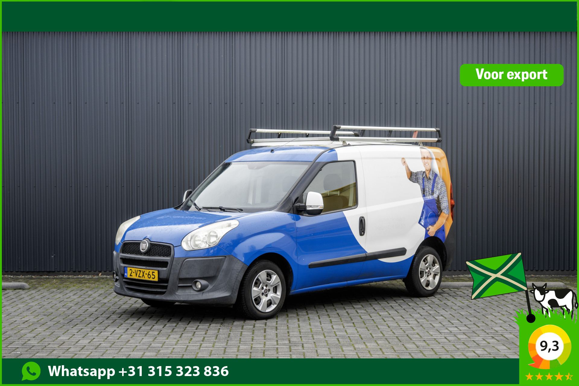 Fiat Doblò 1.3 MultiJet SX L1H1 |  Airco | Schuifdeur R 2012 - voorkant