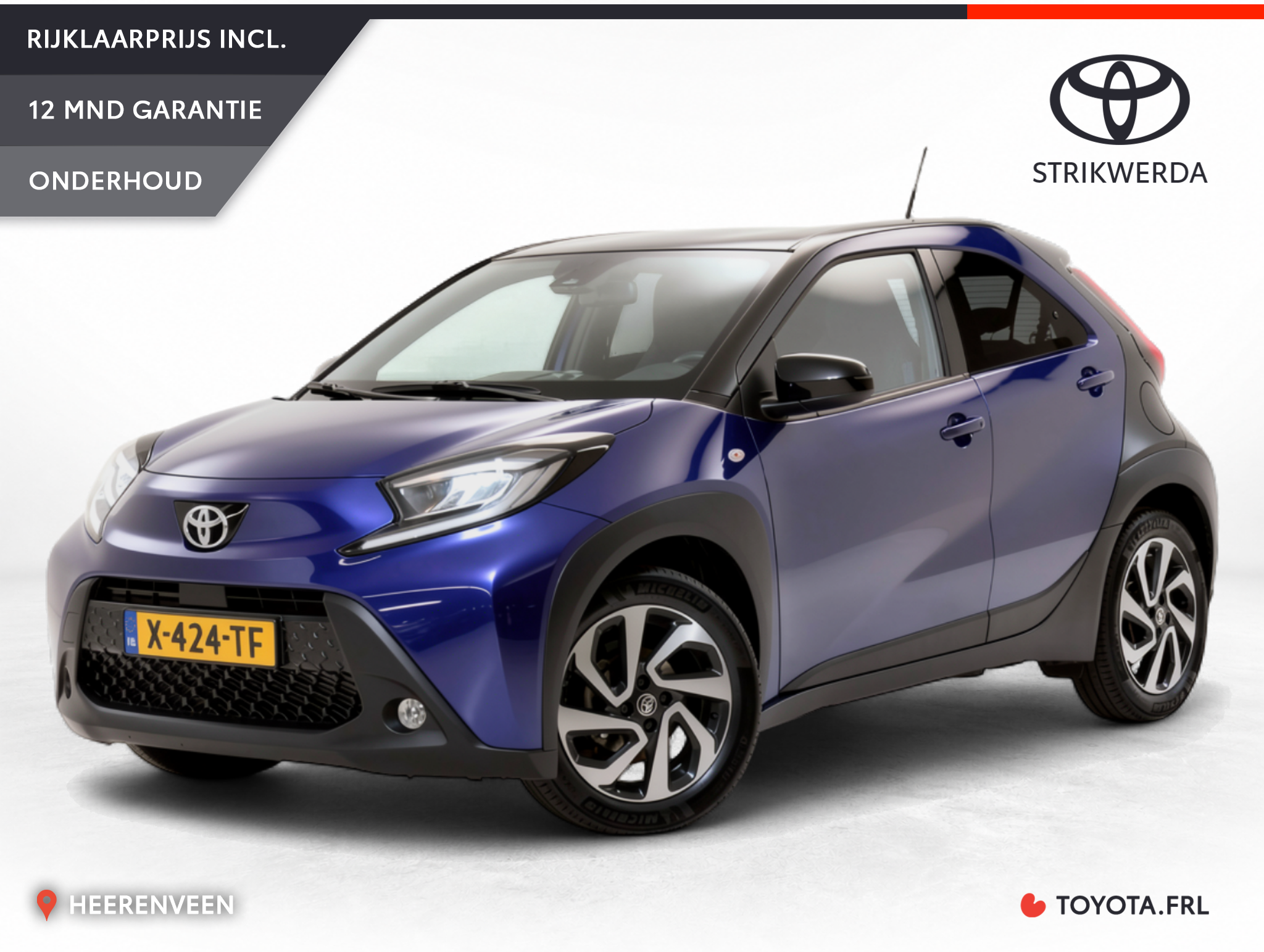 Toyota Aygo X 1.0 VVT-i MT Pulse 2024 - voorkant