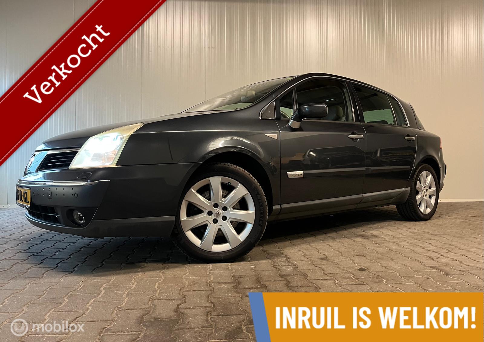 Renault Vel Satis 3.5 V6 24V // UNIEK // INRUILKOOPJE // 2006 - voorkant