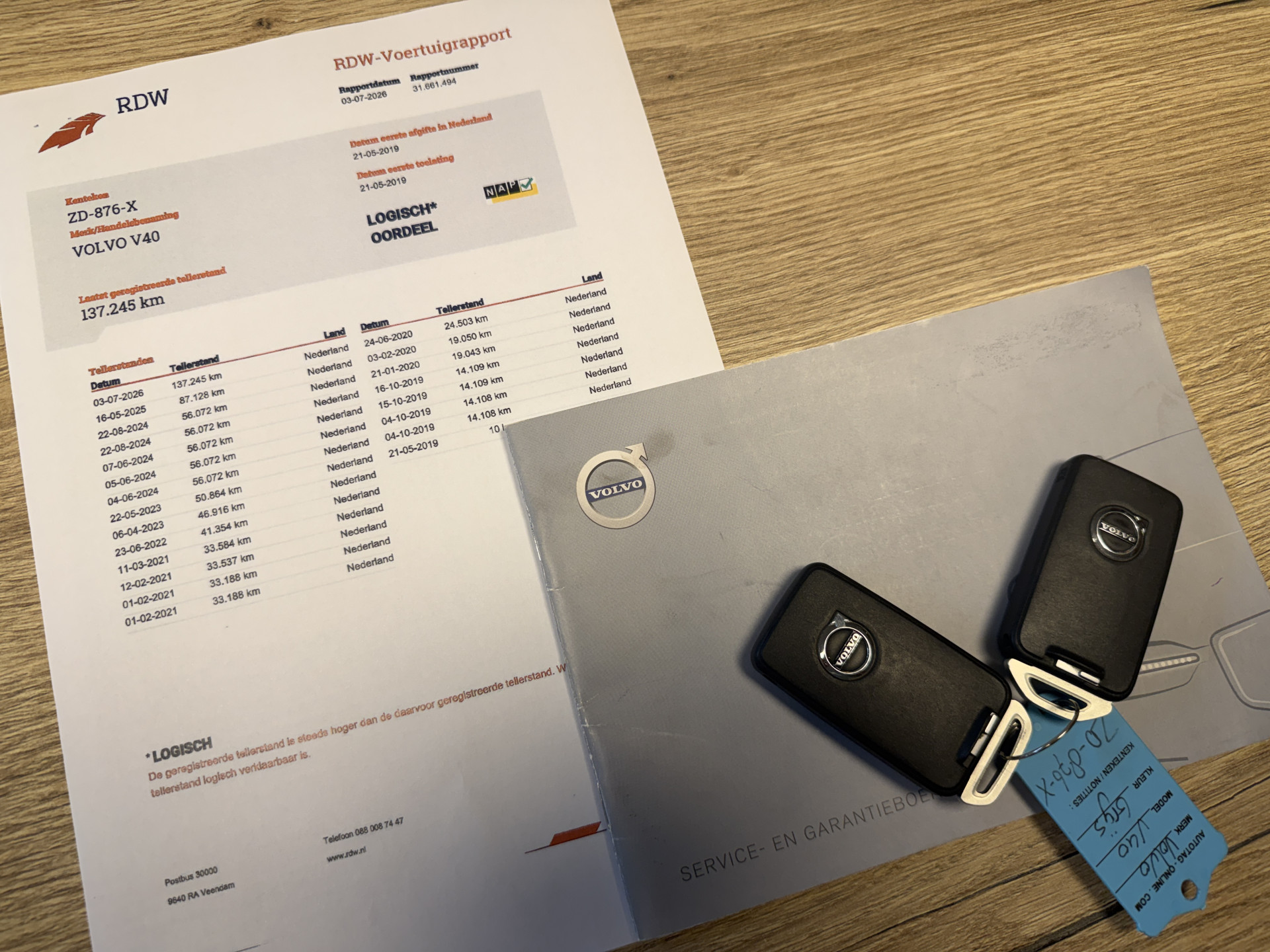 Foto van Volvo V40