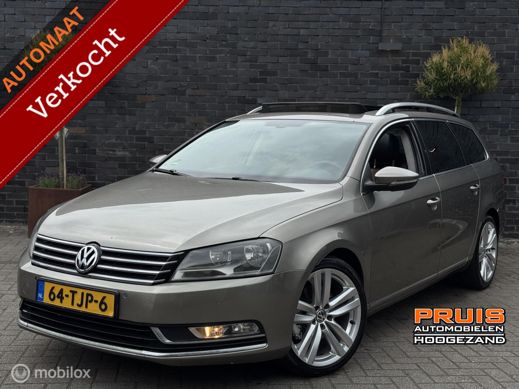 Volkswagen Passat Variant 1.4 TSI High Executive-LEDER-PANO- 2012 - voorkant