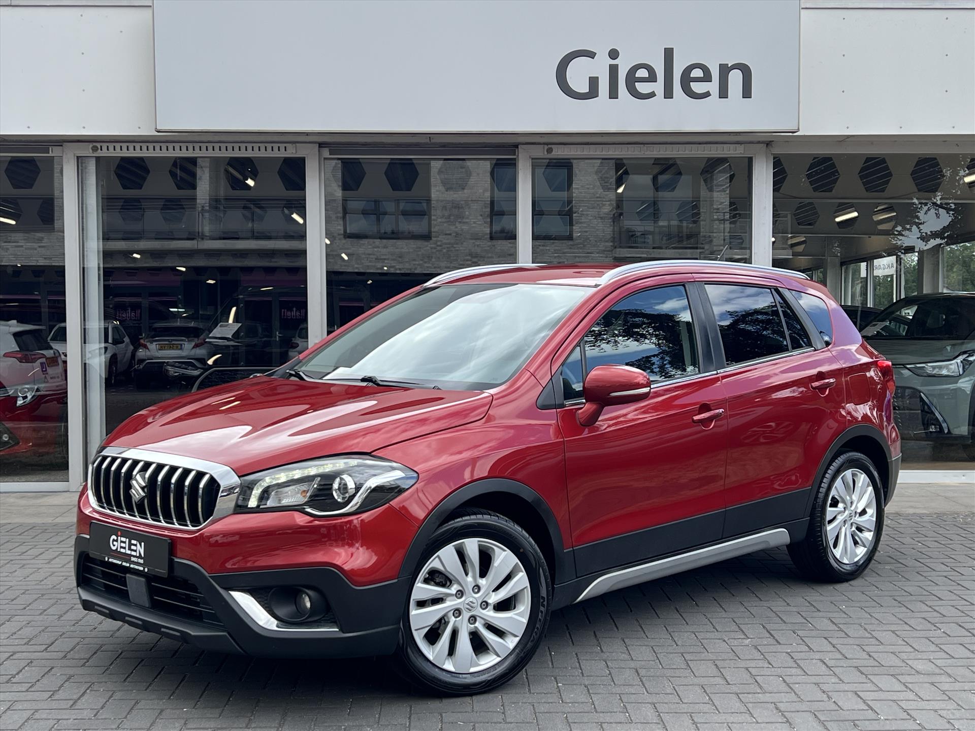 Suzuki Sx4 1.4 Boosterjet 140PK Exclusive | Trekhaak, Climate control, Stoelverwarming, 17 inch, Parkeersensoren 2018 - voorkant