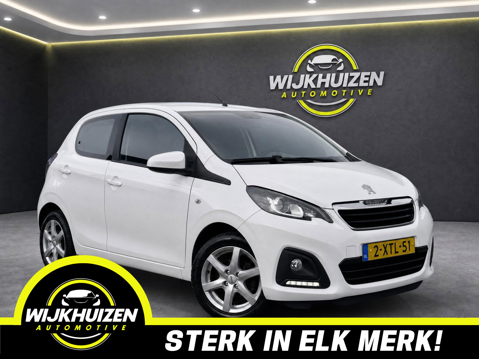 Peugeot Peugeot 108 1.0 e-VTi Blue Lease met Airco !!! 15 Inch !!! Navigatie !!! Led !!! 2014 - voorkant