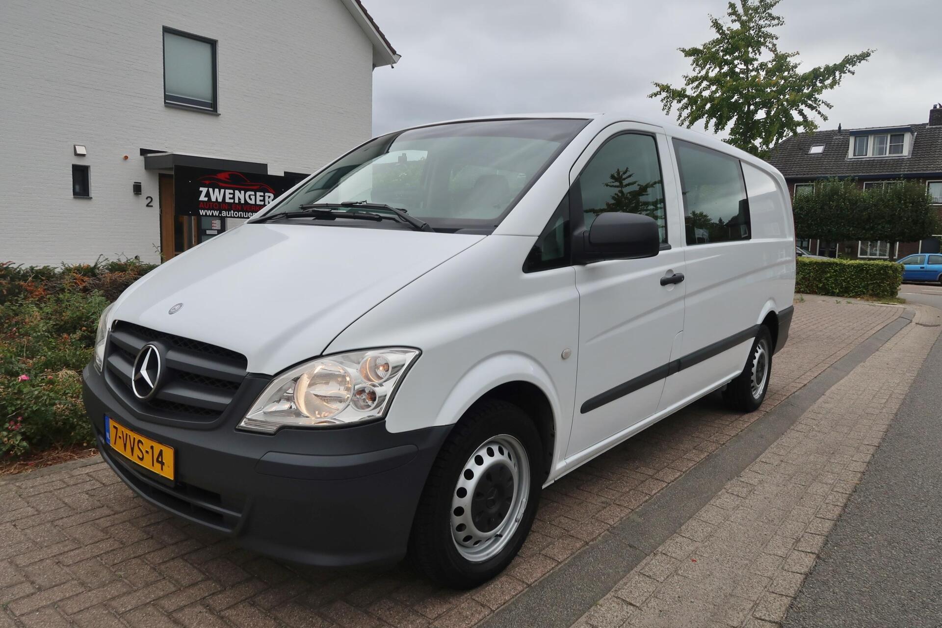 Mercedes-Benz Vito 113 CDI 320 Lang Aut ROLSTOELVERVOER|JOYSTEER|AIRCO|PDC|FACELIFT|ZEER MOOI 2012 - voorkant