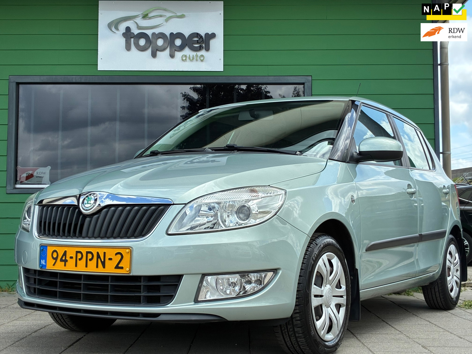Skoda Fabia 1.2 TSI Ambition|2e Eigenaar|Airco|Trekhaak|Elektr.ramen|NAP| 2011 - voorkant