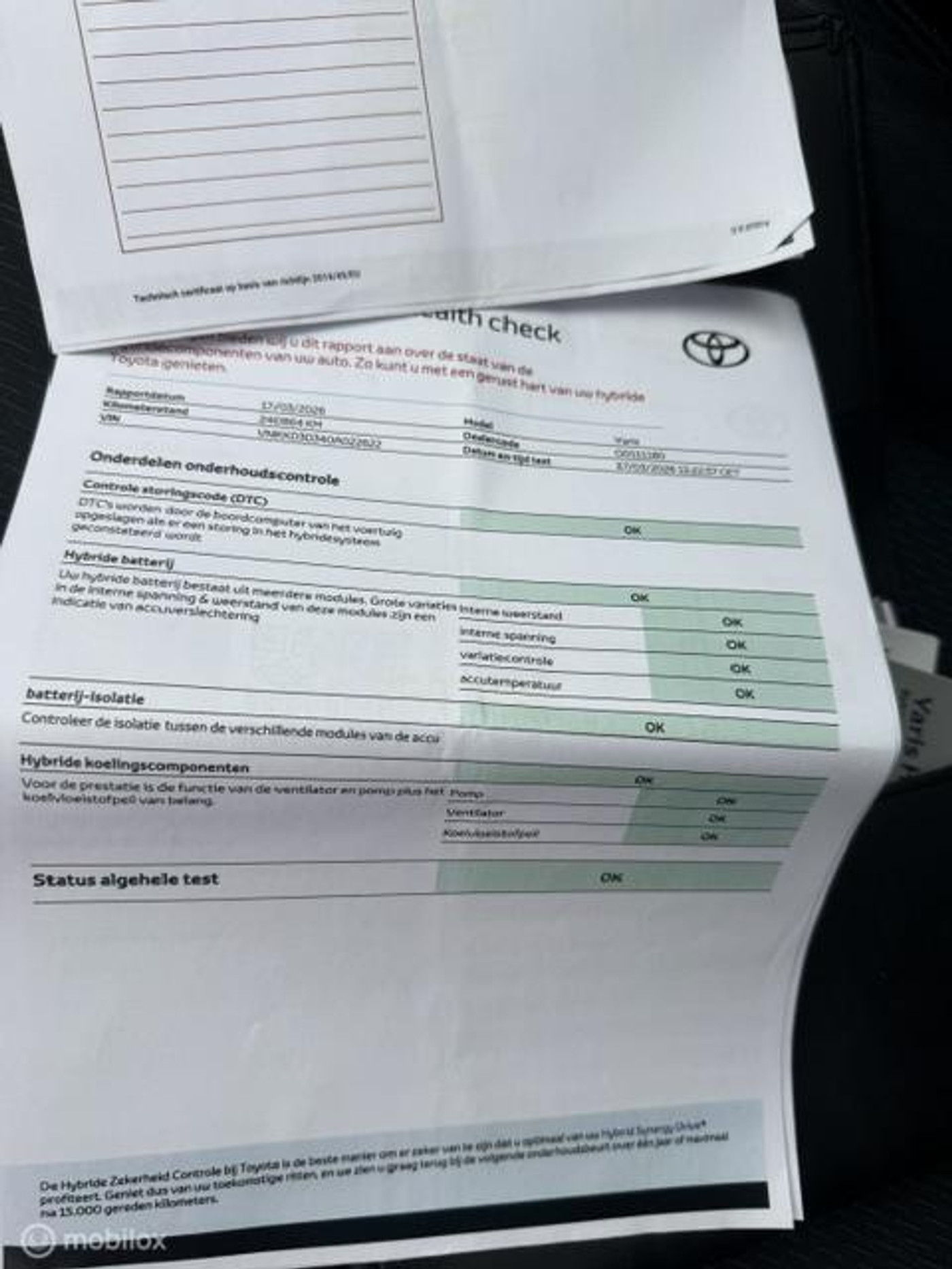 Foto van Toyota Toyota Yaris Hybrid