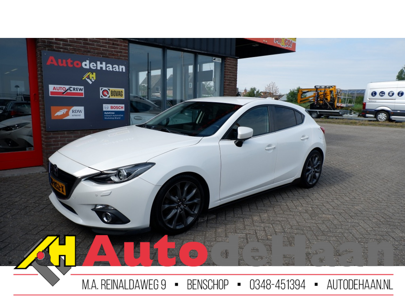 Mazda Mazda3 2.0 GT-M Navi/Camera/Tuning/Verlaagd/Sebring 2015 - voorkant
