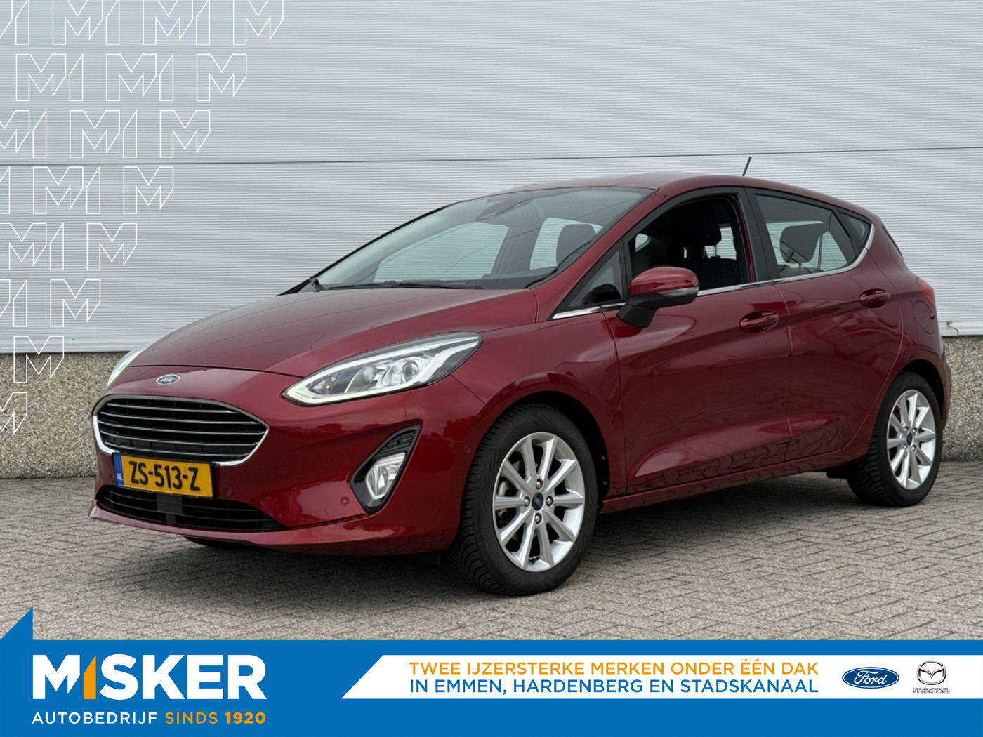 Ford Fiesta 1.0 EcoB. Titanium ADAPTIVE CRUISE! NAVI! B&O! CLIMA! 2019 - voorkant