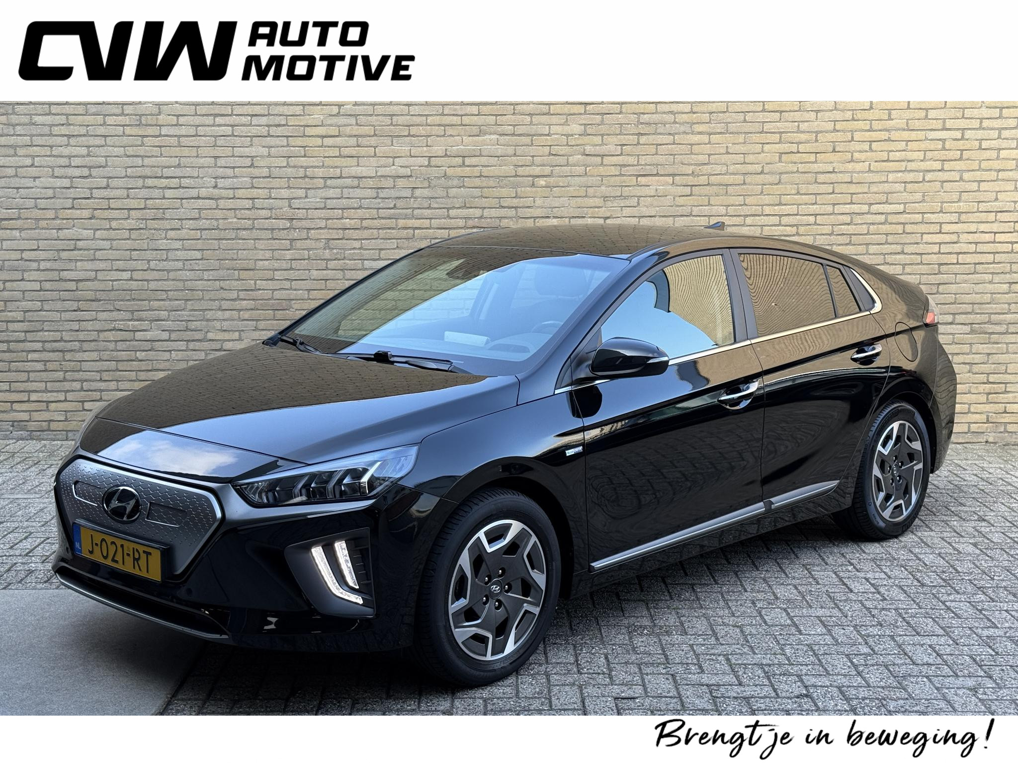 Hyundai Ioniq Premium EV 38 kWh | Leder | Camera | Navigatie | 2020 - voorkant
