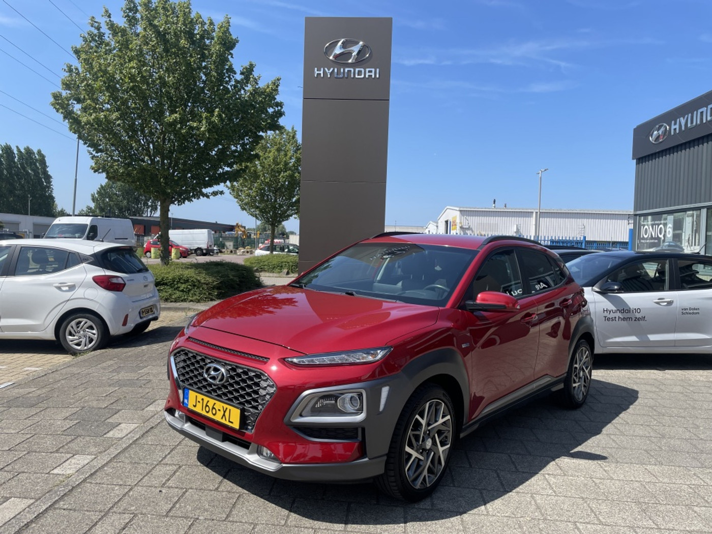 Hyundai Kona 1.6 GDI HEV Premium / Trekhaak*RIJKLAARPRIJS* 2020 - voorkant