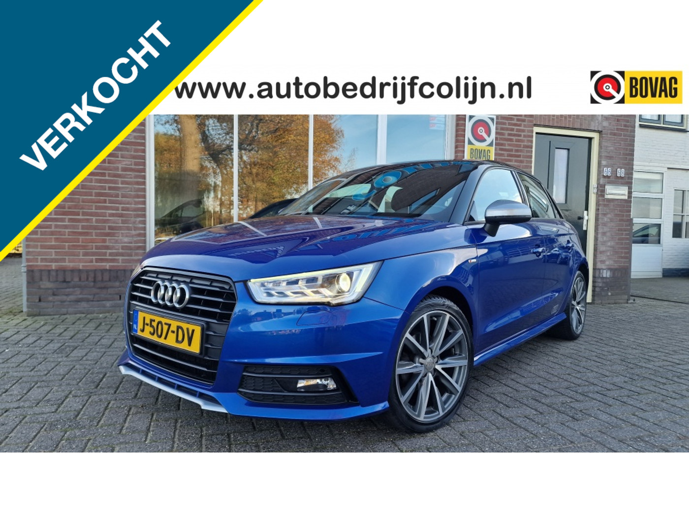 Audi A1 Sportback 1.0 TFSI Sport line S-Line Edition, Stoelverwarming 2017 - voorkant
