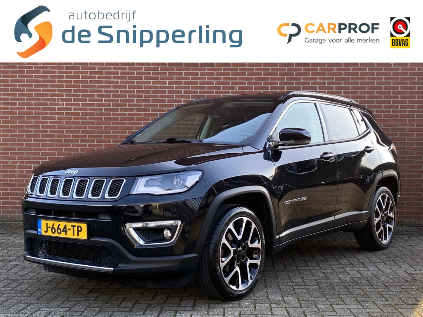 Jeep Compass 1.3T LIMITED NAVI CRUISE CLIMA PDC CAMERA 2020 - voorkant