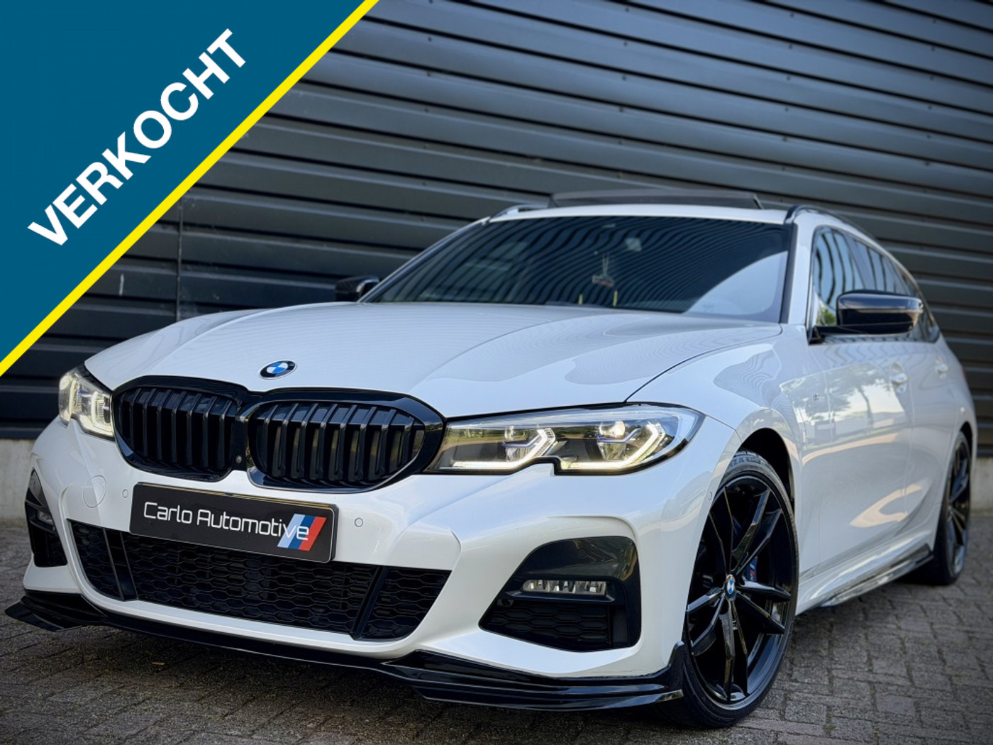 BMW 318i 2.0 M-PERFORMANCE PANO|LASER|HUD|360|H/K|KEYLESS 2020 - voorkant