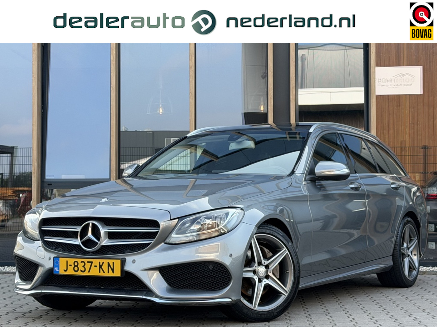 Mercedes-Benz C 200 Bluetec 200 CDI amg line | Panorama-dak | Camera | 2015 - voorkant
