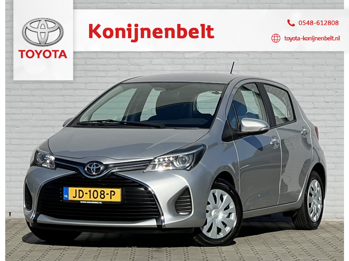 Toyota Yaris 1.3 VVT-i Aspiration 2016 - voorkant