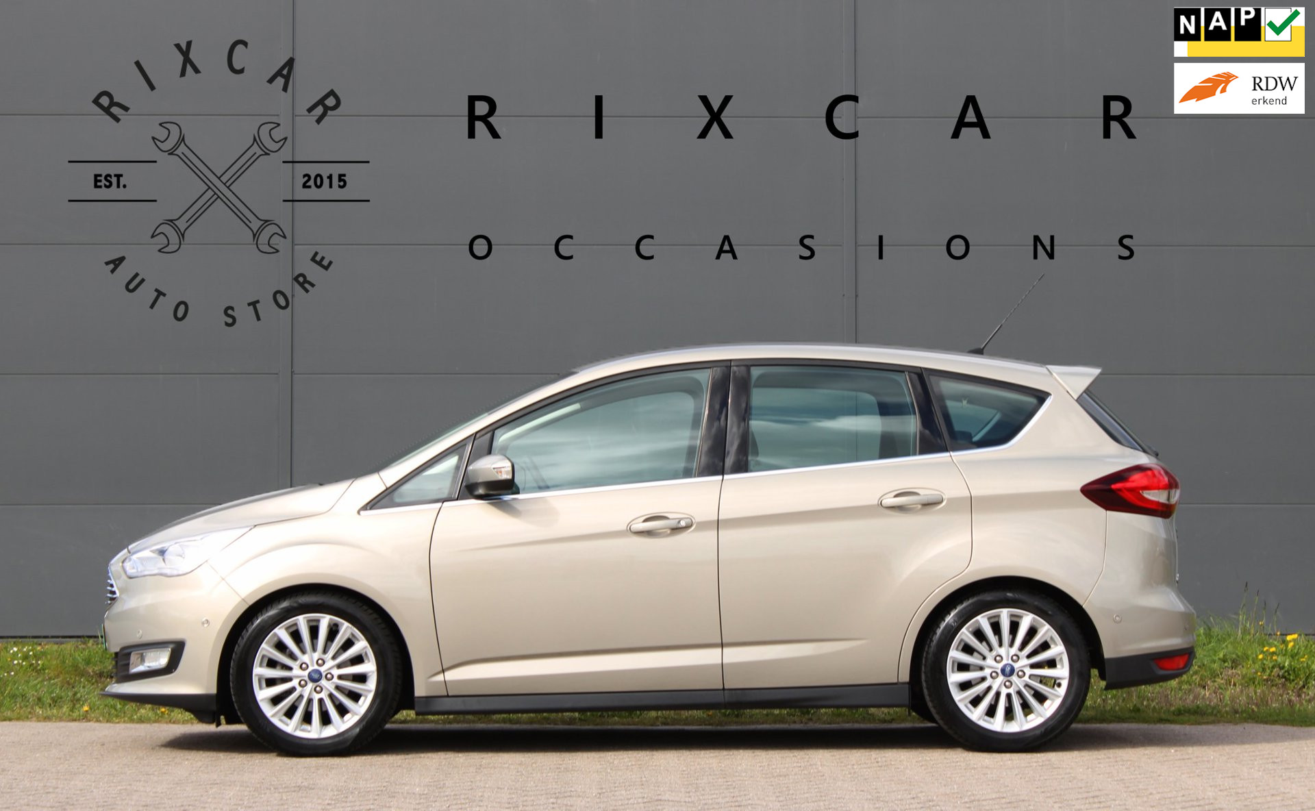Ford C-max 1.0 Titanium AllSeason Voorruitverwarming PDC !!NIEUWBINNEN!! 2016 - voorkant