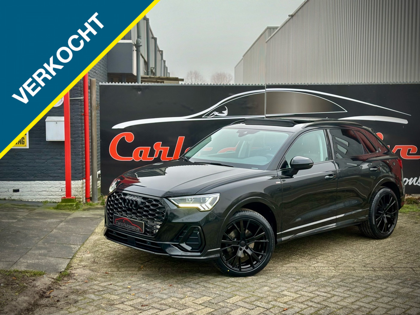 Audi Q3 35 TFSI S-LINE PANO|VIRTUAL|BLINDSPOT|LANE|MATRIX 2019 - voorkant