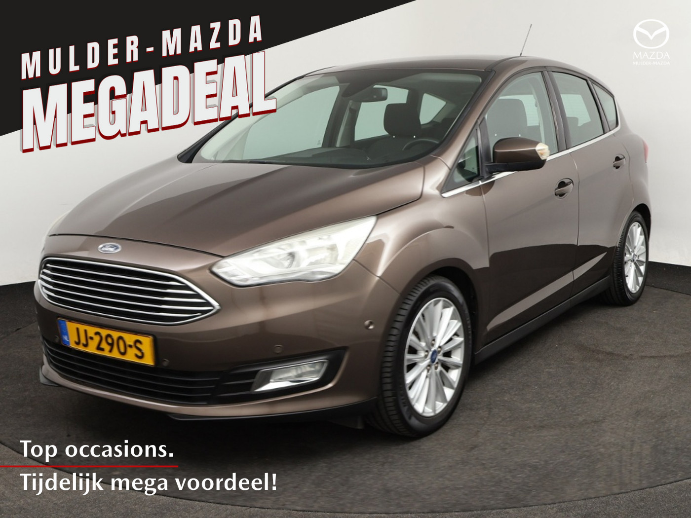 Ford C-max 1.5 Titanium | 1e Eigenaar • Trekhaak • Nieuwe Distributieriem 2016 - voorkant