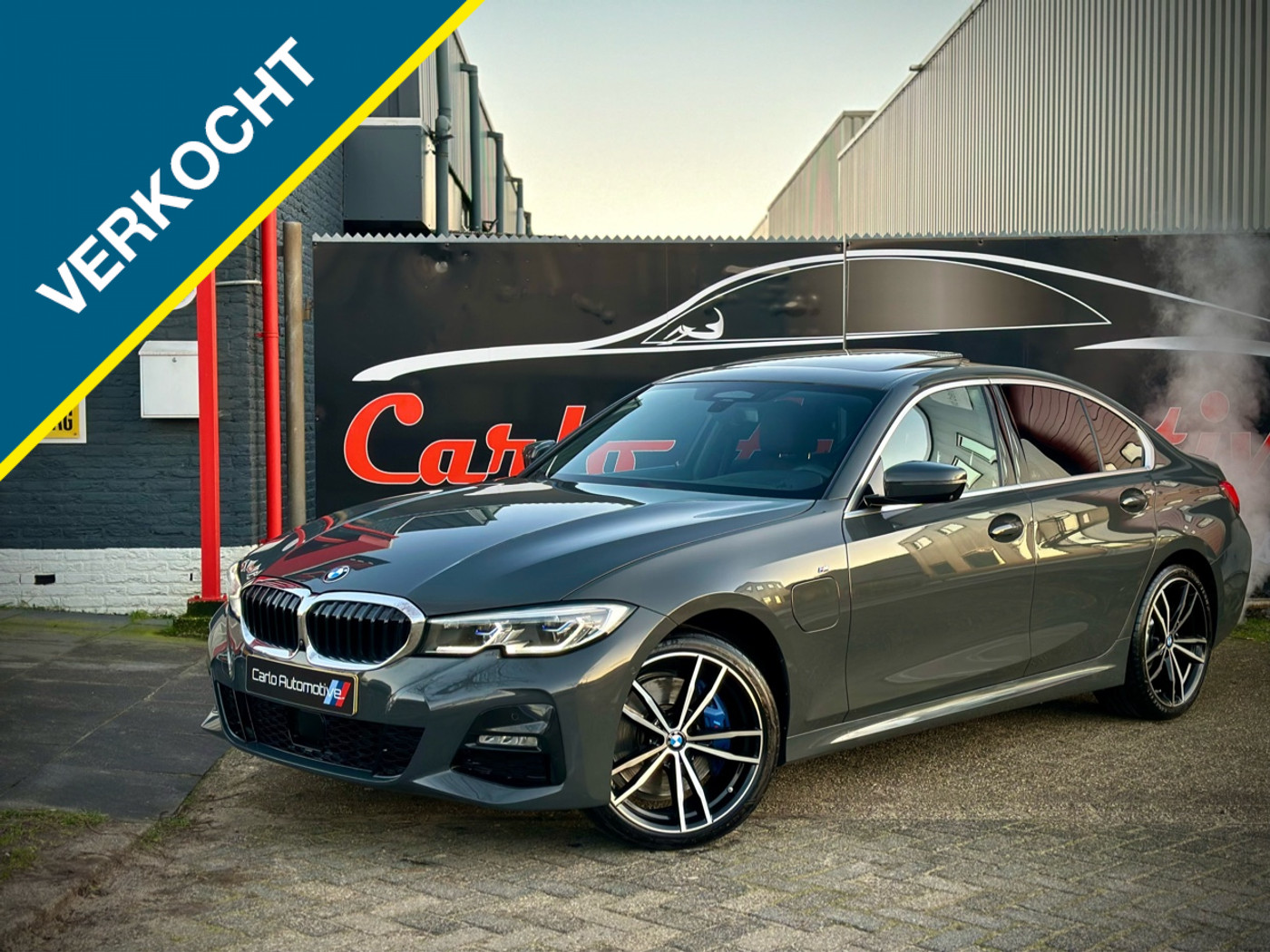BMW 330e 330e M-SPORT|LASER|DAK|HUD|360|MEMORY|HK VOL! 2019 - voorkant