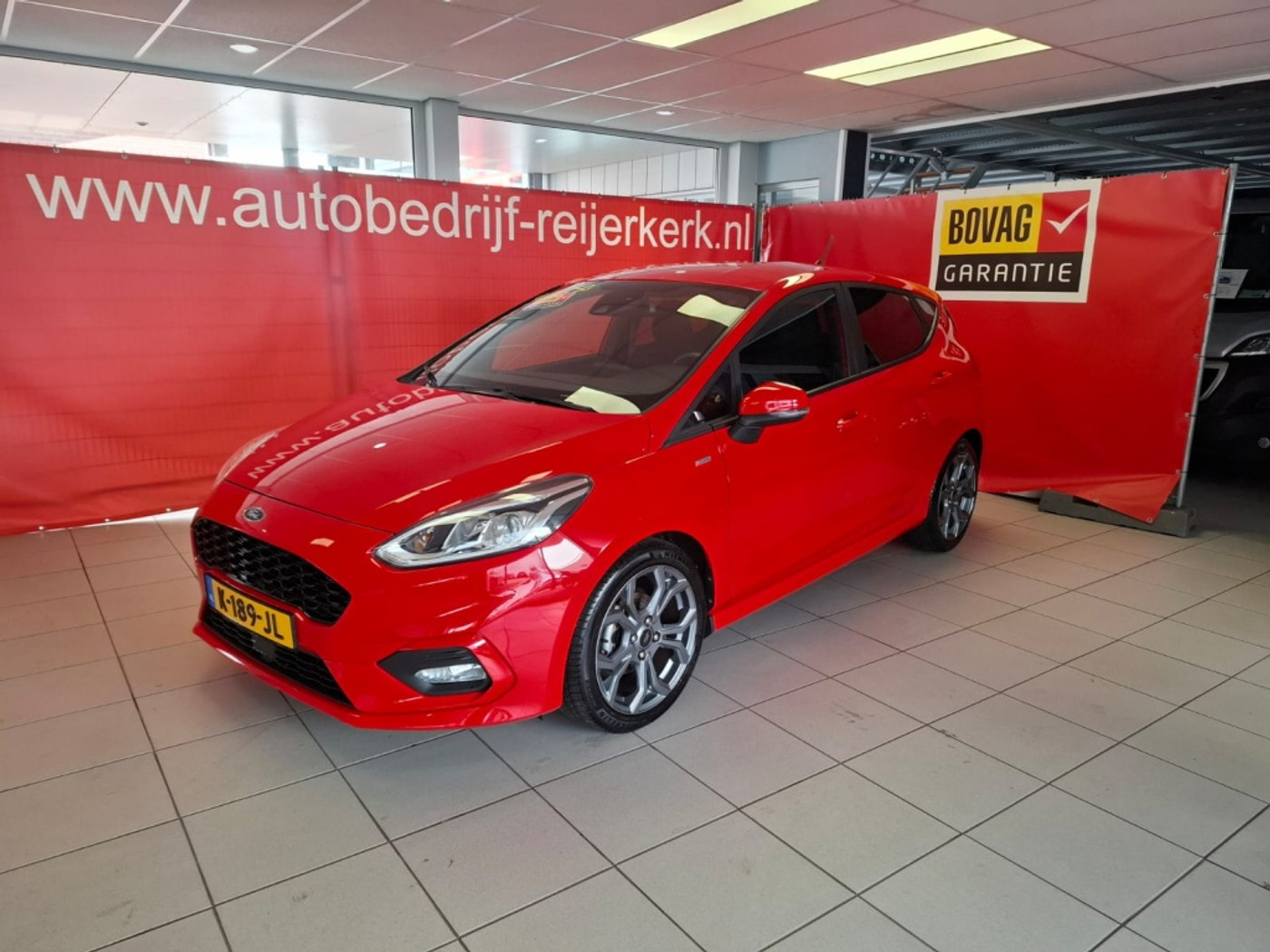 Ford Fiesta 1.0 EcoB. ST-Line,  12 mnd Garantie, 30989 km !! 2021 - voorkant