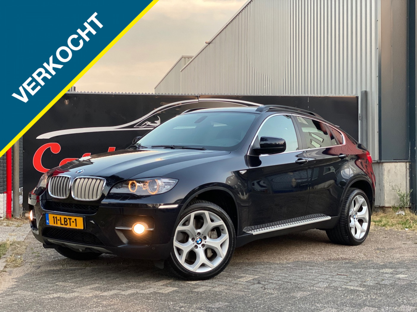 BMW X6 Xdrive50i xDrive50i INDIVIDUAL Softclose/HeadUp/360 Cam NAP! 2010 - voorkant