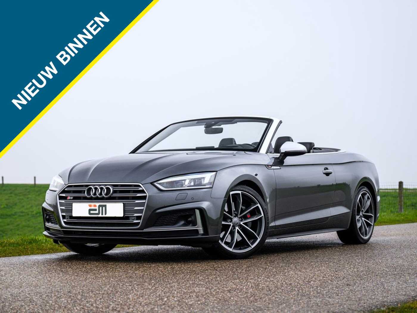 Audi S5 Cabriolet 3.0 TFSI Cabriolet PL+ RS Zetels ACC 2017 - voorkant